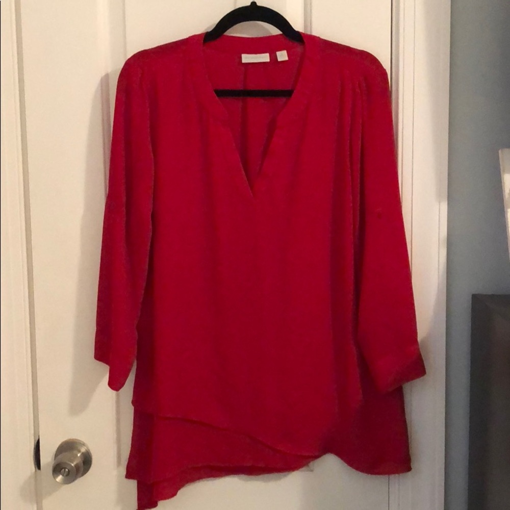Like new, red blouse!